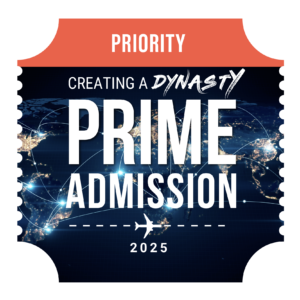 Creating A Dynasty™ - 2025 - Prime Seating - $945.00